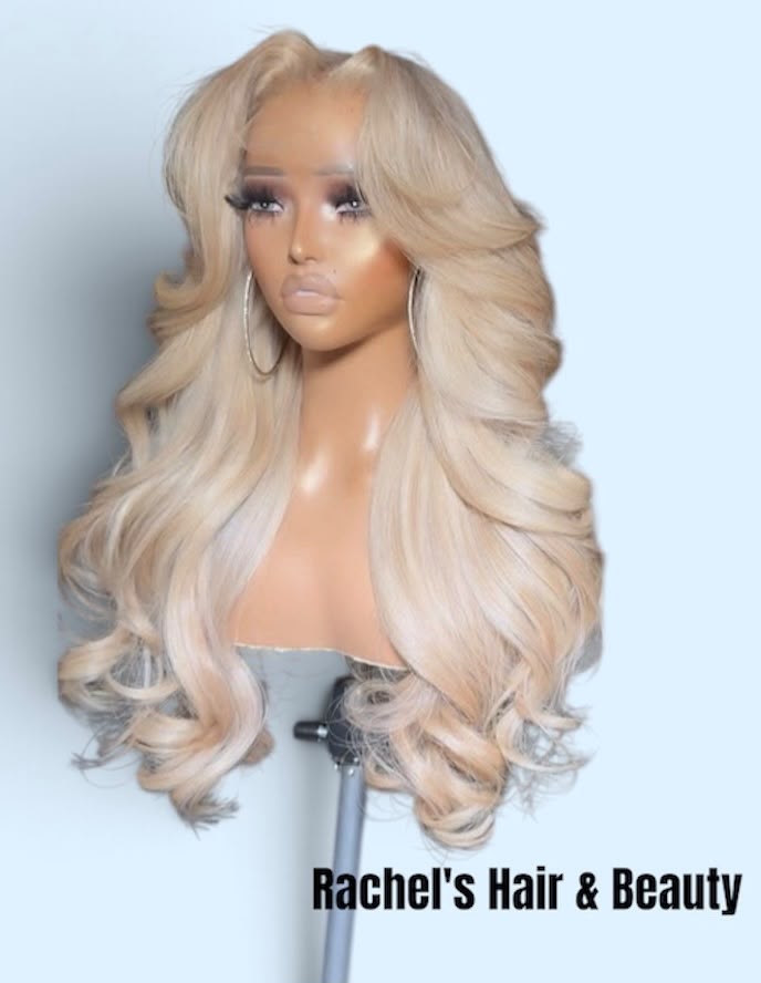 24 inch Body Wave Human Wig - Color Blonde